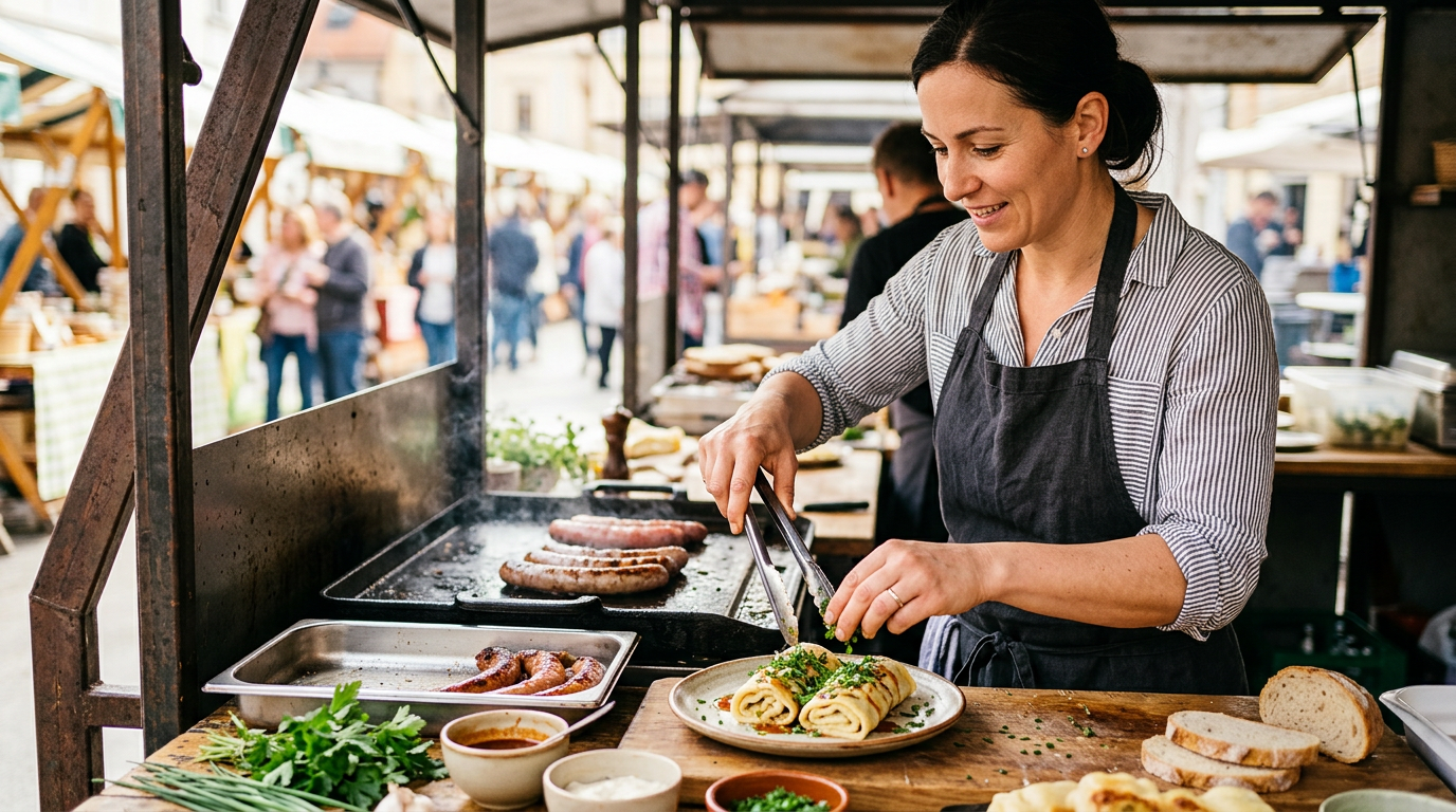 Priprava pristne ulične prehrane